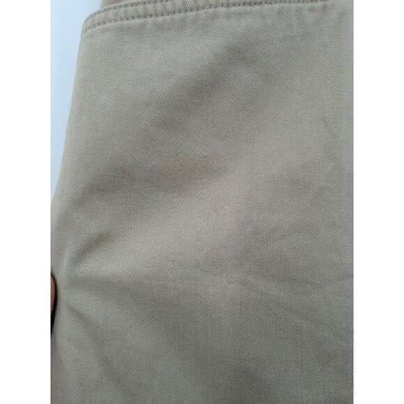 Vintage Y2K Button Up Mid Skirt Size 8 Minimalist Preppy Office Academia Neutral - Picture 3 of 8